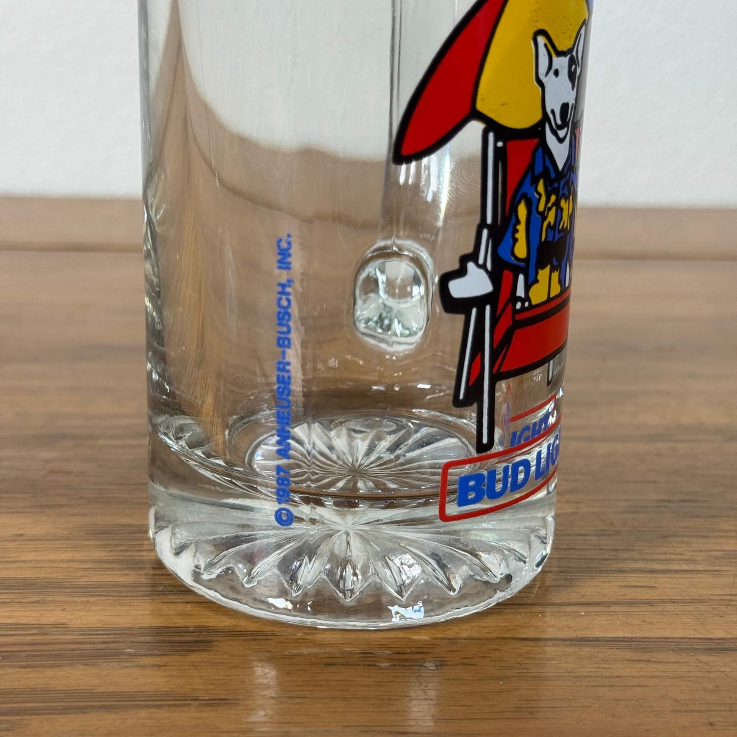 #2025【1987年製】ビンテージ Spuds MacKenzie（スパッズ・マッケンジー） ビールジョッキ / Bud Light アドバタイジング