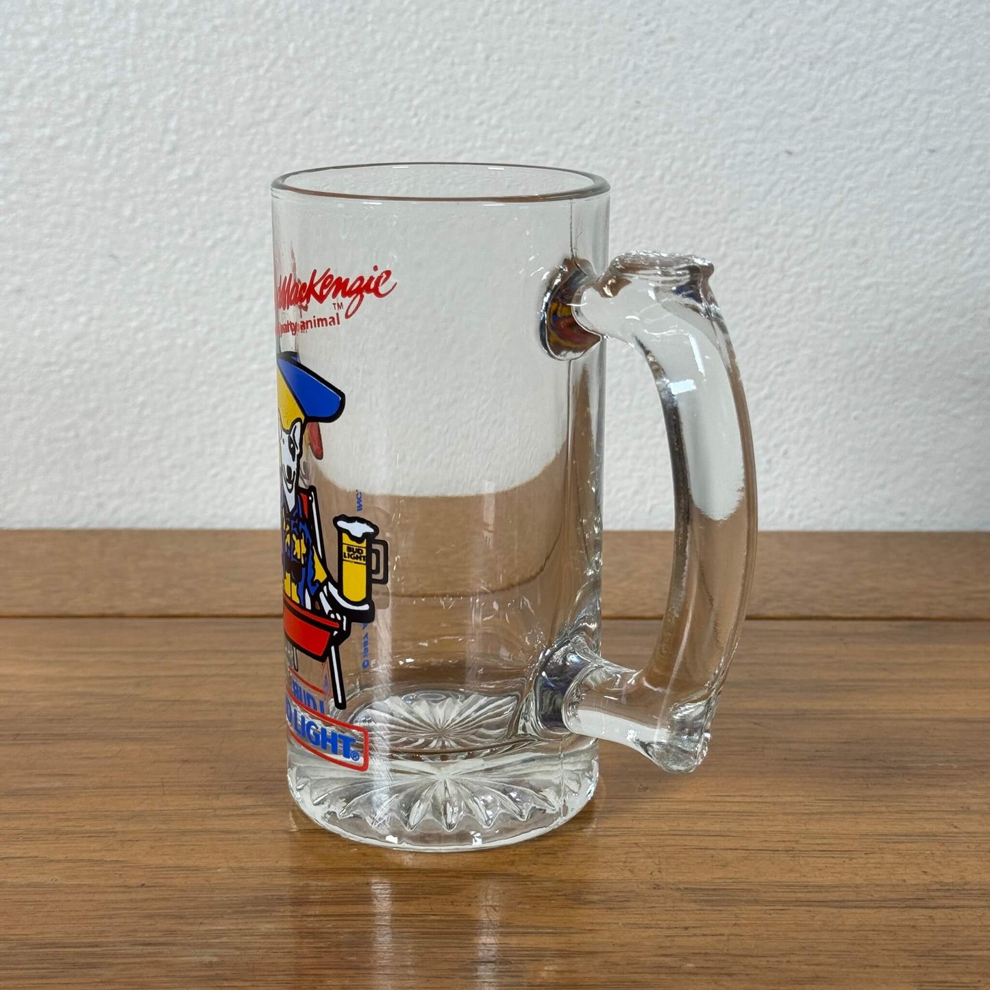 #2025【1987年製】ビンテージ Spuds MacKenzie（スパッズ・マッケンジー） ビールジョッキ / Bud Light アドバタイジング