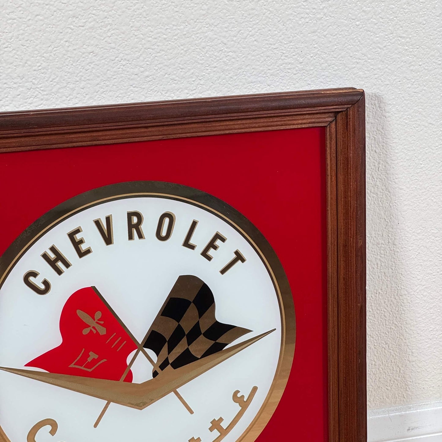 #1928【1980-90年代】ビンテージ Chevrolet Corvette（シボレー・コルベット） パブミラー / ウォールデコ アメリカ