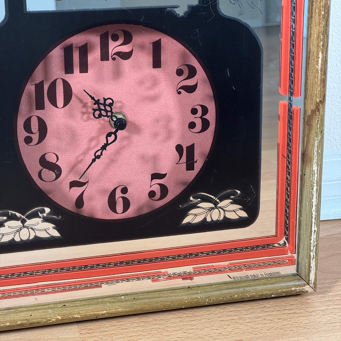 #1943【1980年代】ビンテージ Coca-Cola（コカ・コーラ） アドバタイジング ミラークロック アメリカ