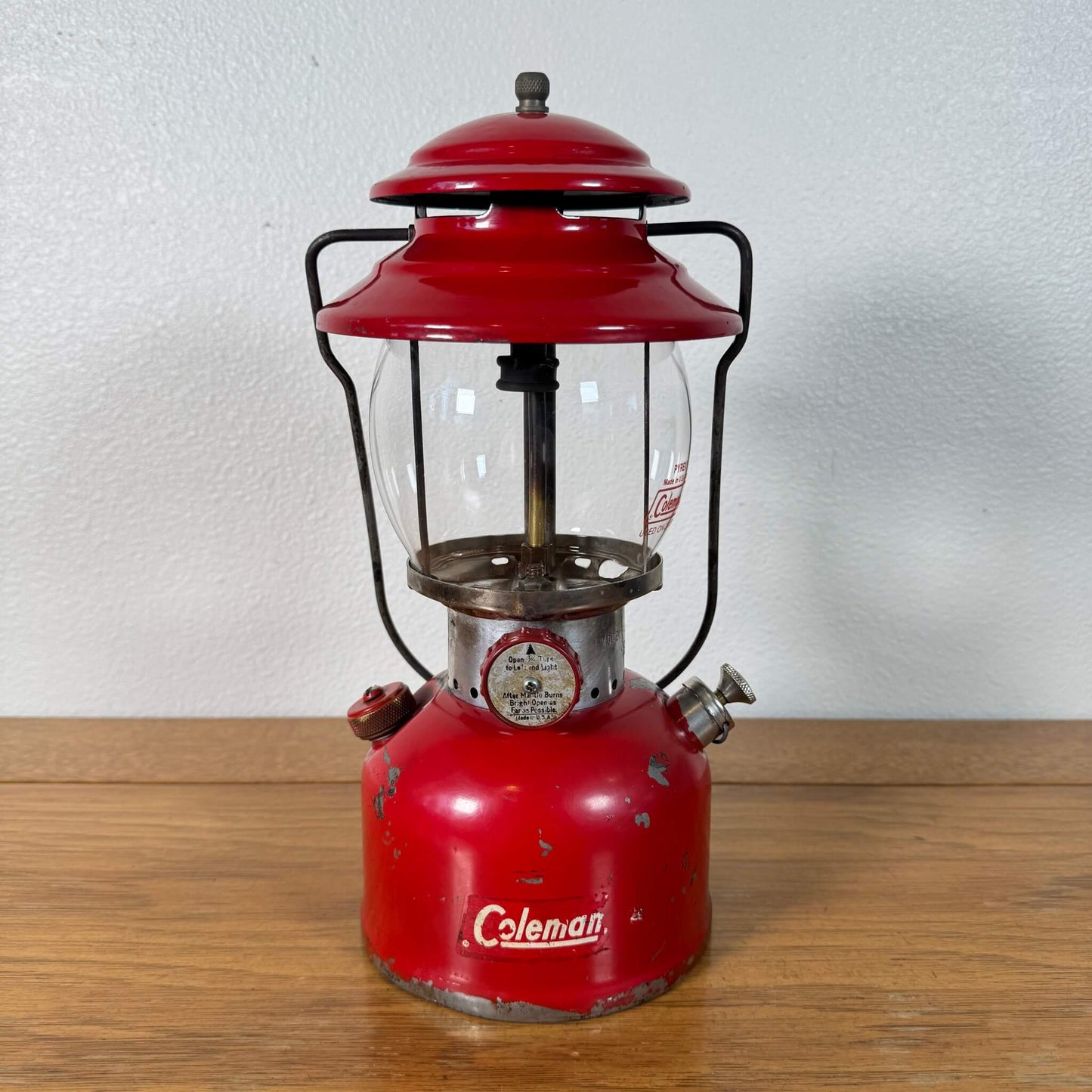 #2074【1964年5月製】ビンテージ Coleman（コールマン） 200A レッドボーダー ランタン アメリカ