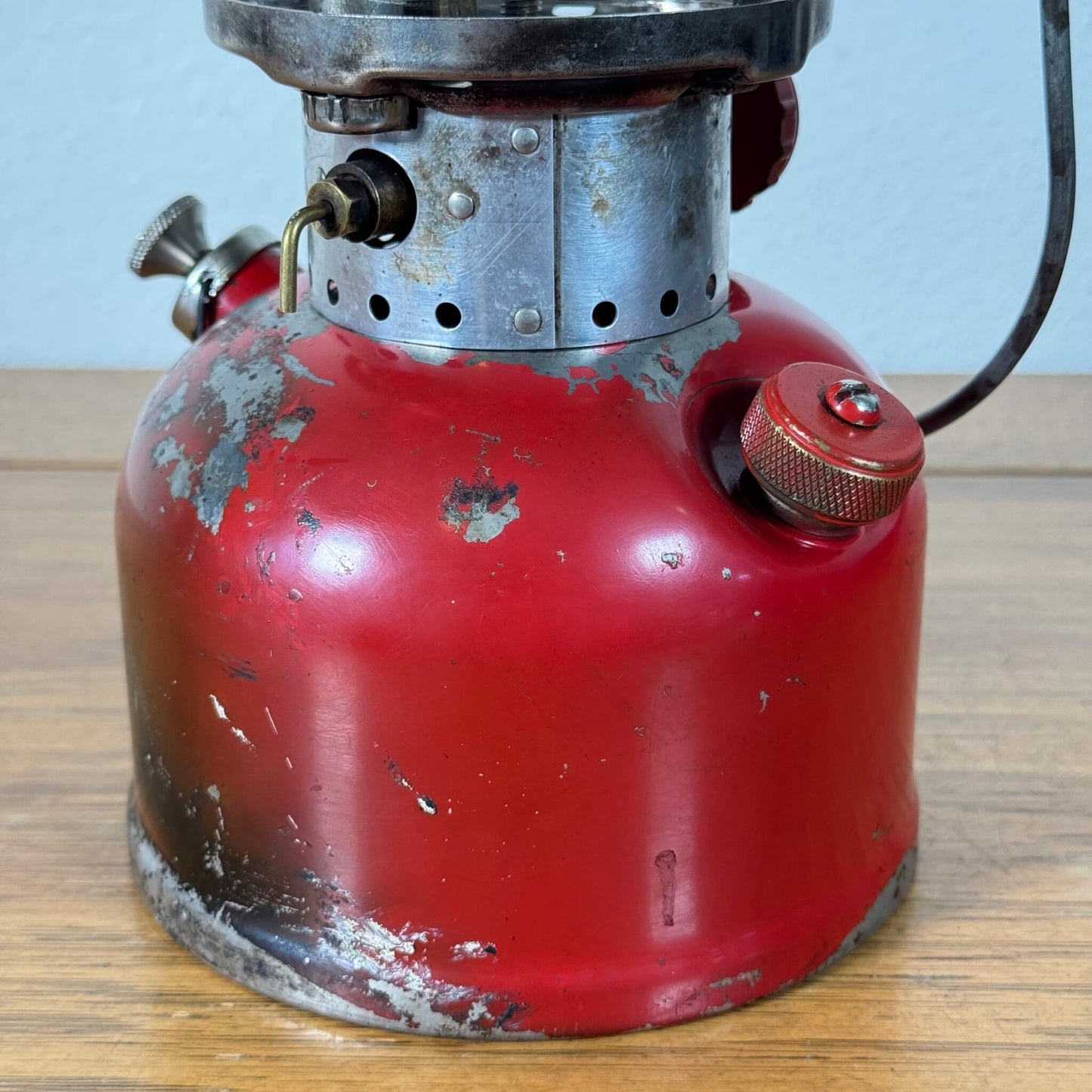 #2074【1964年5月製】ビンテージ Coleman（コールマン） 200A レッドボーダー ランタン アメリカ