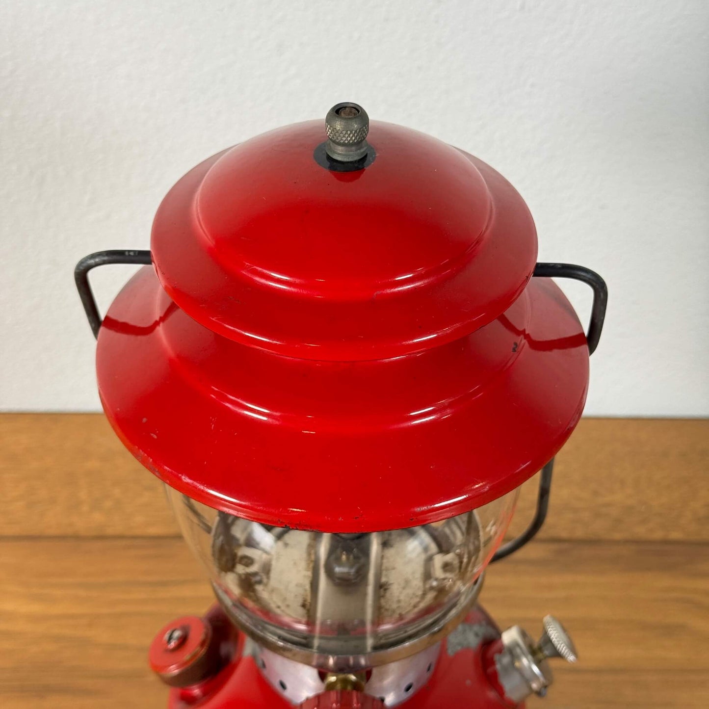 #2074【1964年5月製】ビンテージ Coleman（コールマン） 200A レッドボーダー ランタン アメリカ