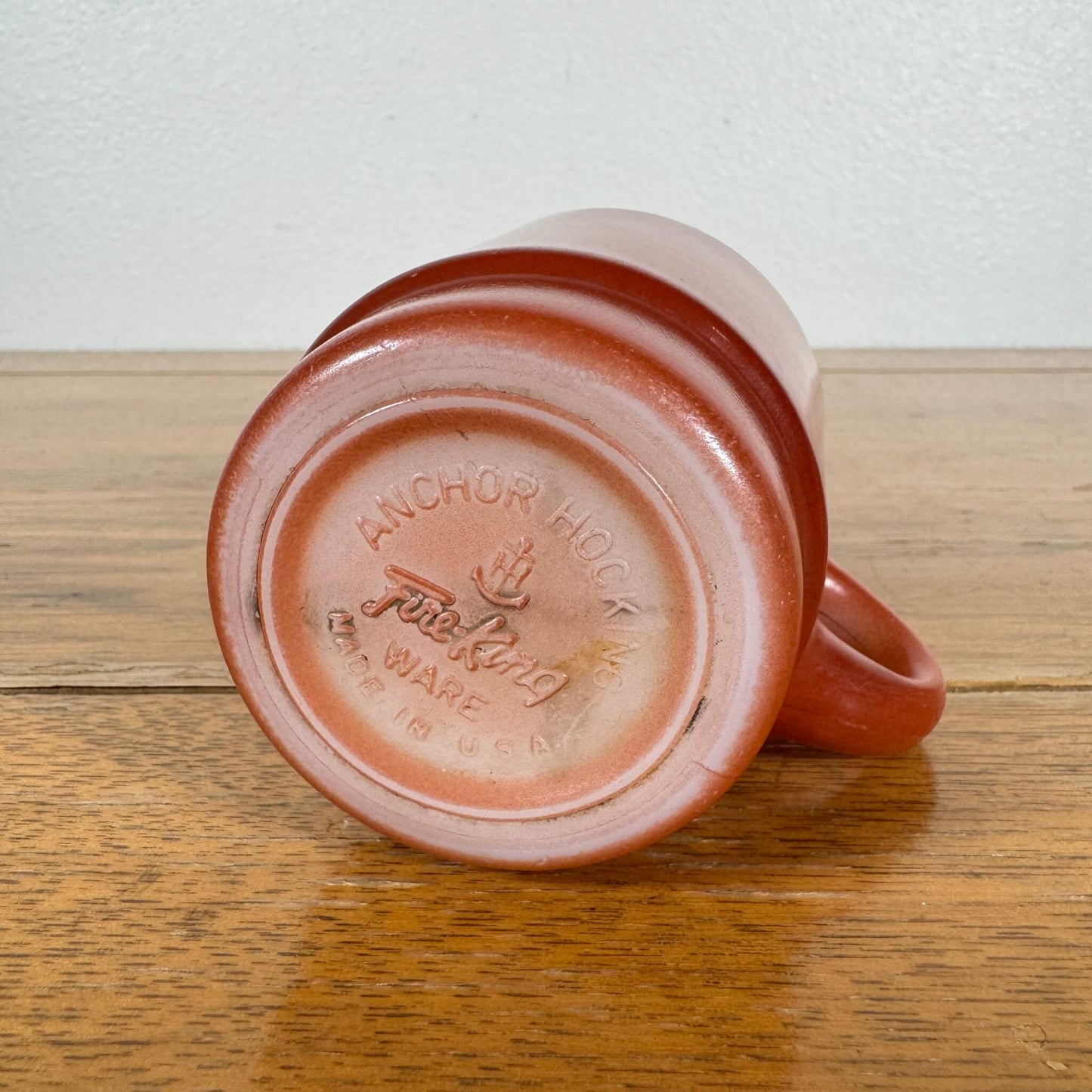 #1800【1960-70年代】ビンテージ Fire-King（ファイヤーキング） スタッキングマグ / マグカップ コーヒーカップ アメリカ