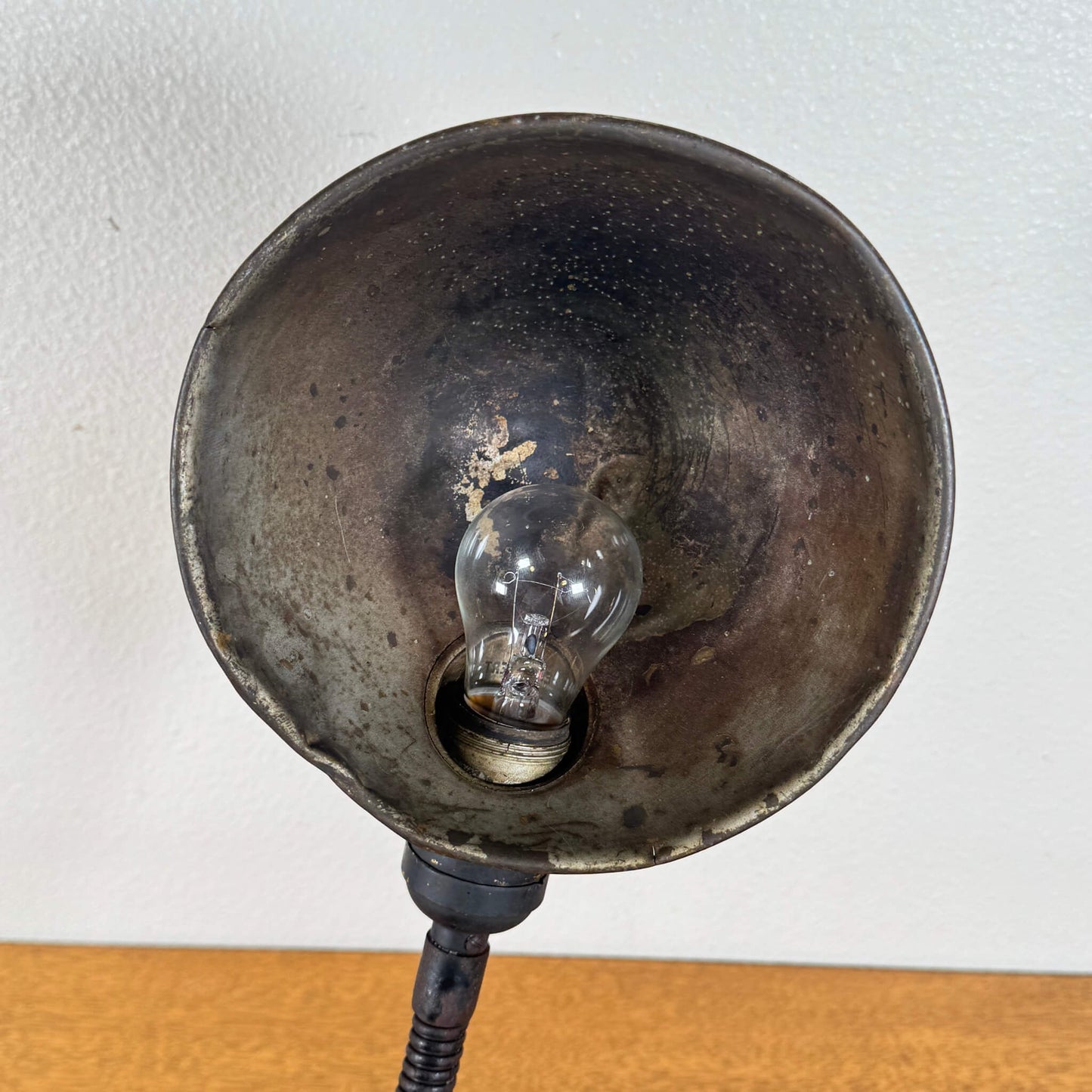#2099【1930-40年代】ビンテージ インダストリアル デスクランプ / 照明 アメリカ