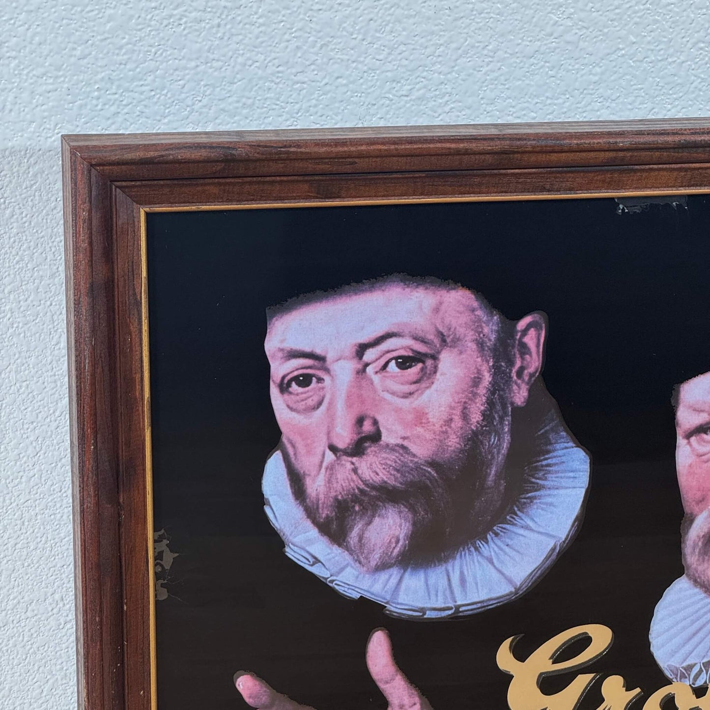 #1945【1980年代】ビンテージ Grolsch（グロールシュ） パブミラー / ウォールデコ アメリカ