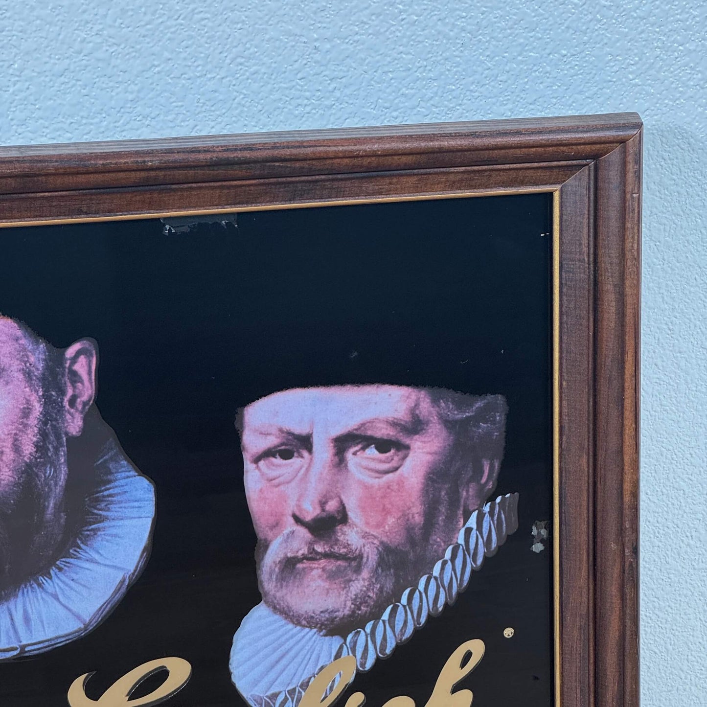 #1945【1980年代】ビンテージ Grolsch（グロールシュ） パブミラー / ウォールデコ アメリカ