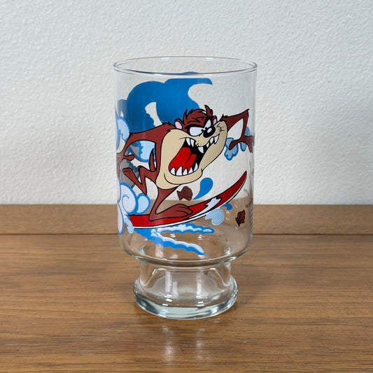 #2028【1995年】ビンテージ ルーニー・テューンズ タズ グラス / キャラクター アメリカ