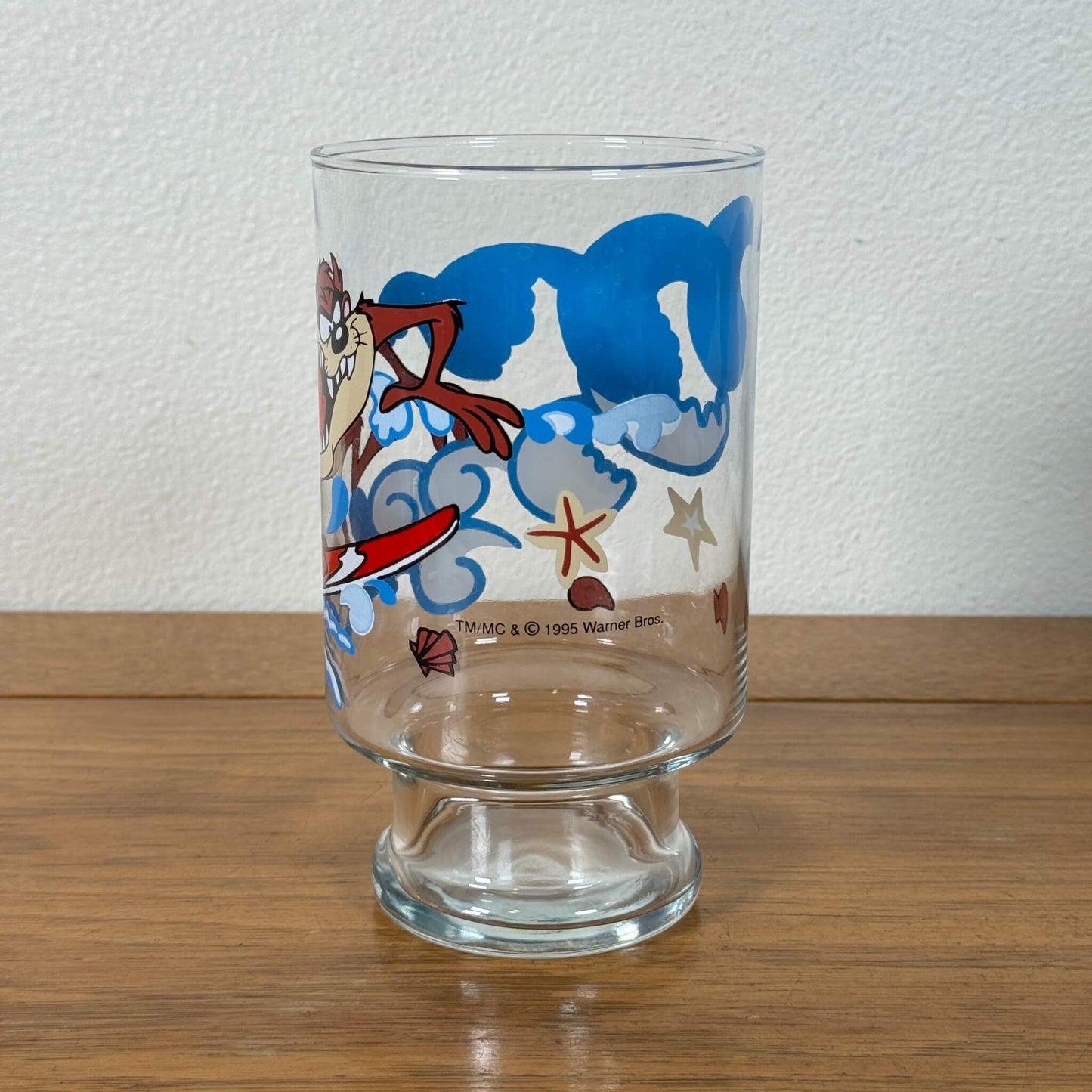 #2028【1995年】ビンテージ ルーニー・テューンズ タズ グラス / キャラクター アメリカ