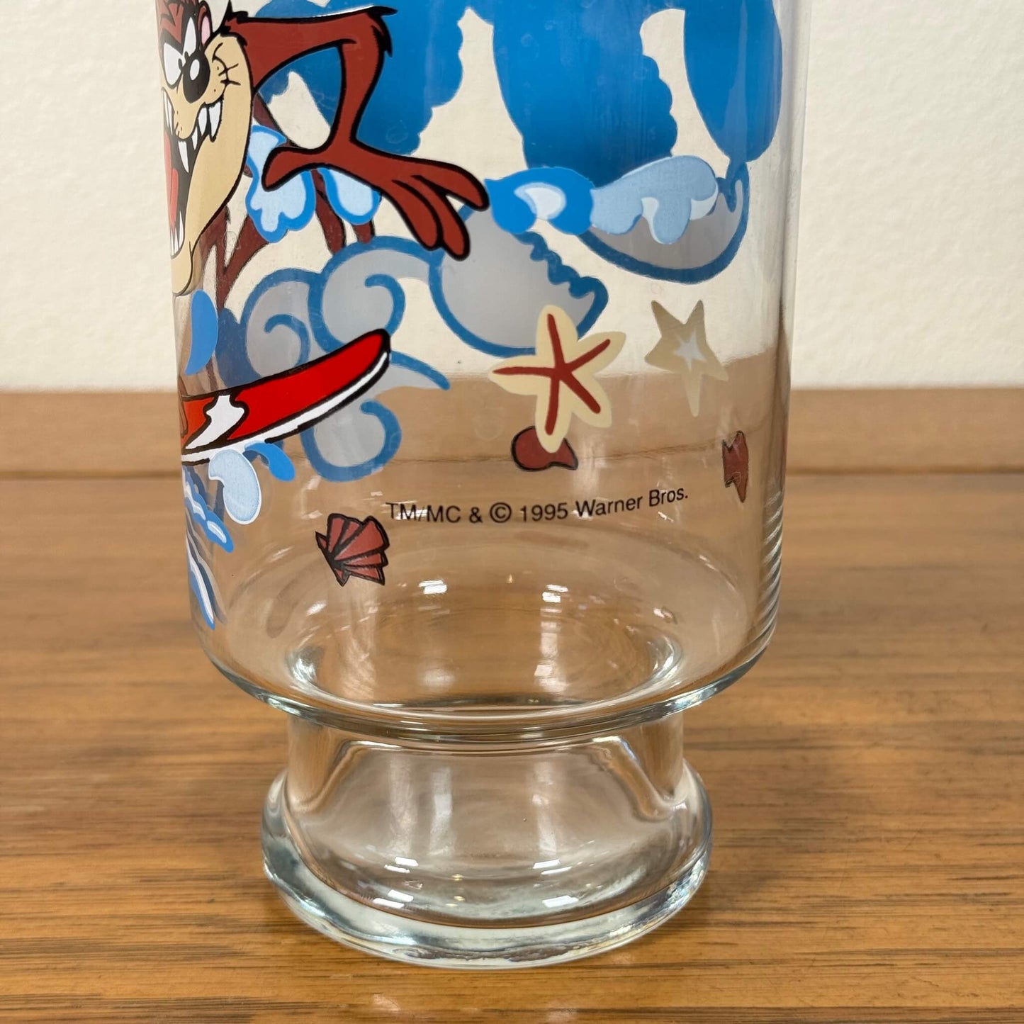 #2028【1995年】ビンテージ ルーニー・テューンズ タズ グラス / キャラクター アメリカ
