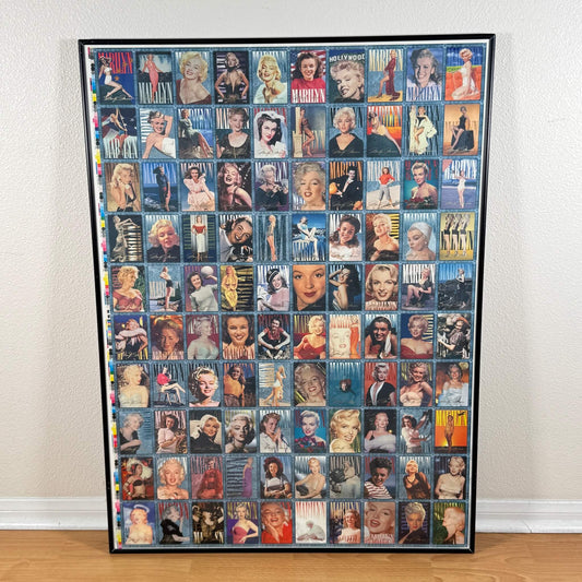 #1971【1987年】ビンテージ マリリン・モンロー コラージュアートポスター / ウォールデコ アメリカ