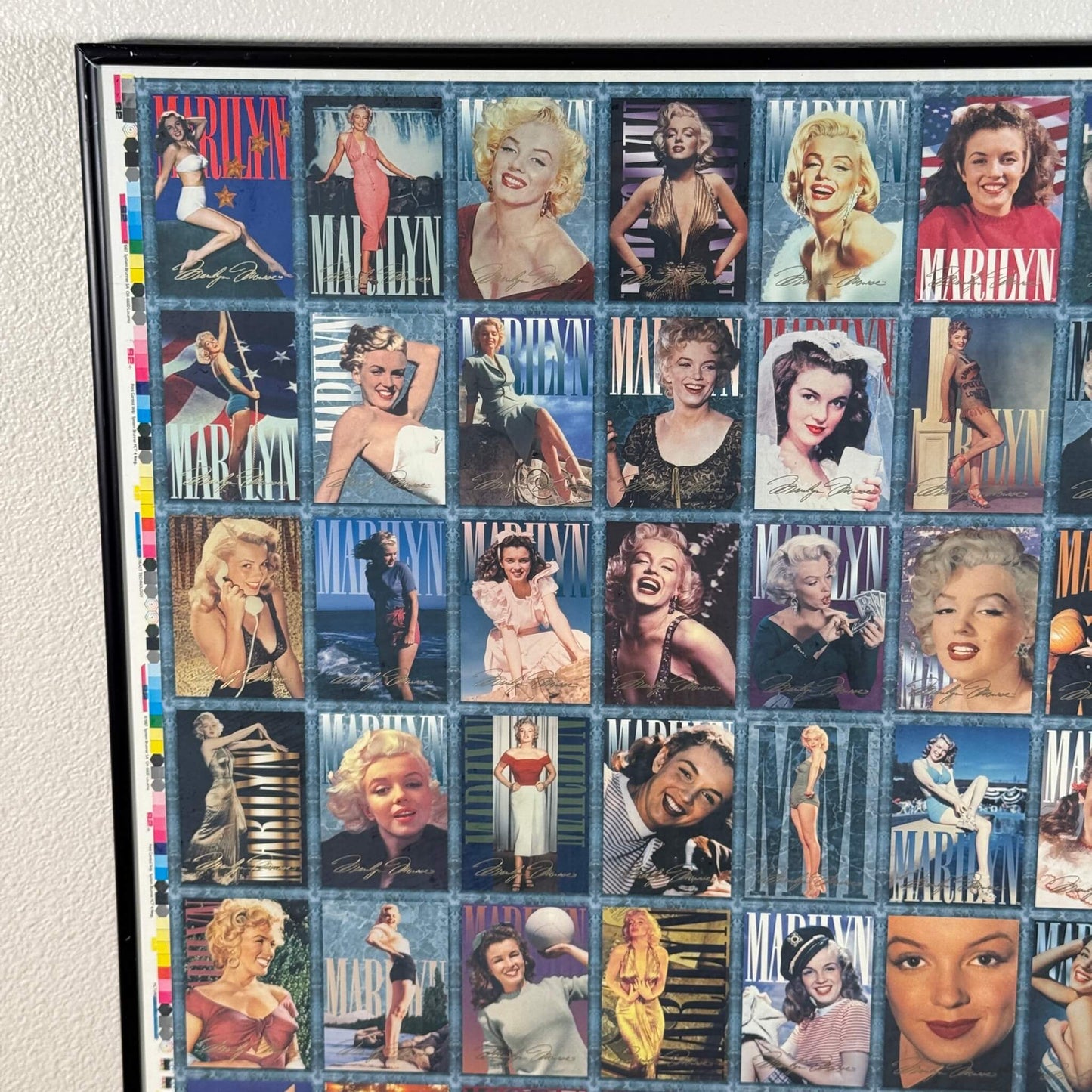 #1971【1987年】ビンテージ マリリン・モンロー コラージュアートポスター / ウォールデコ アメリカ