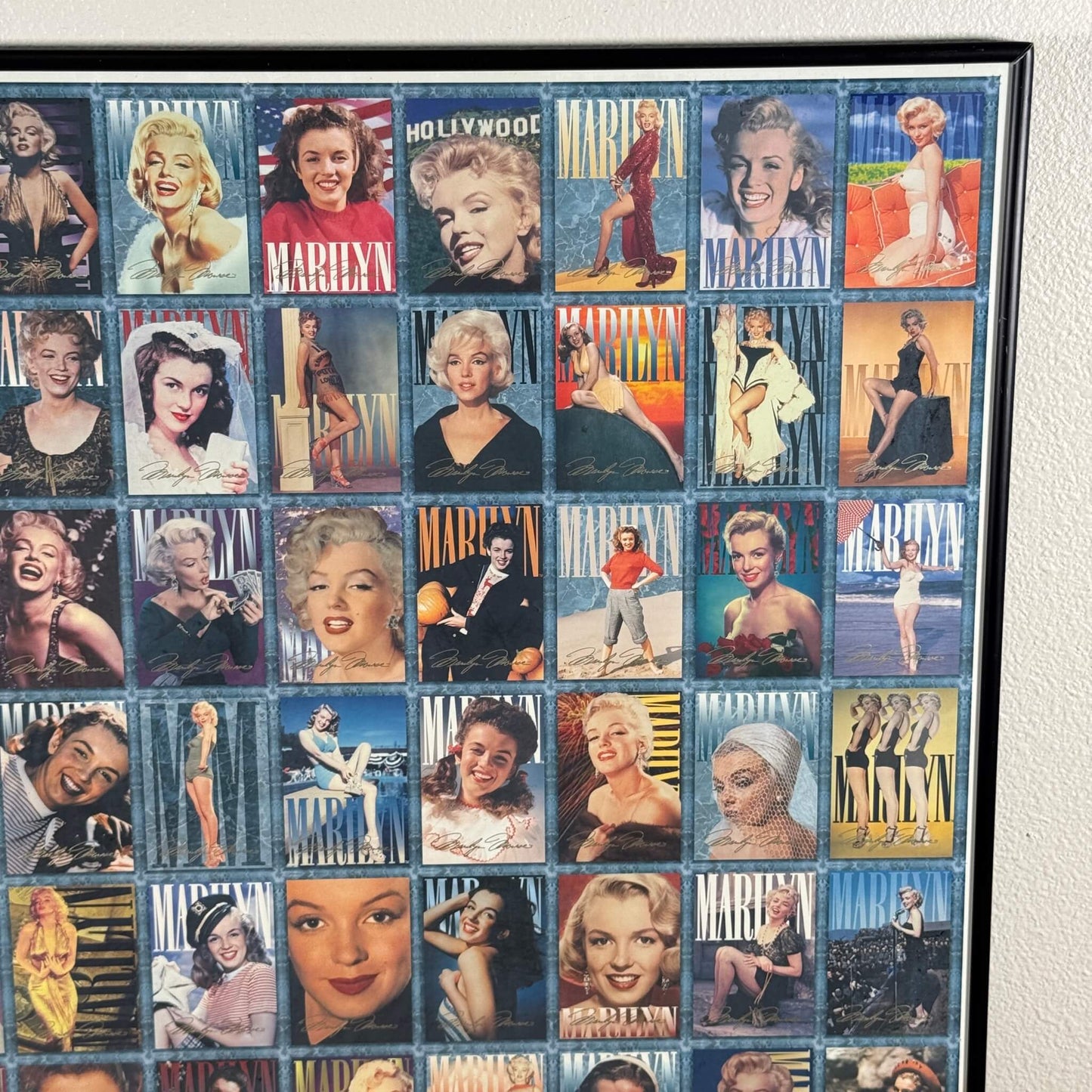 #1971【1987年】ビンテージ マリリン・モンロー コラージュアートポスター / ウォールデコ アメリカ