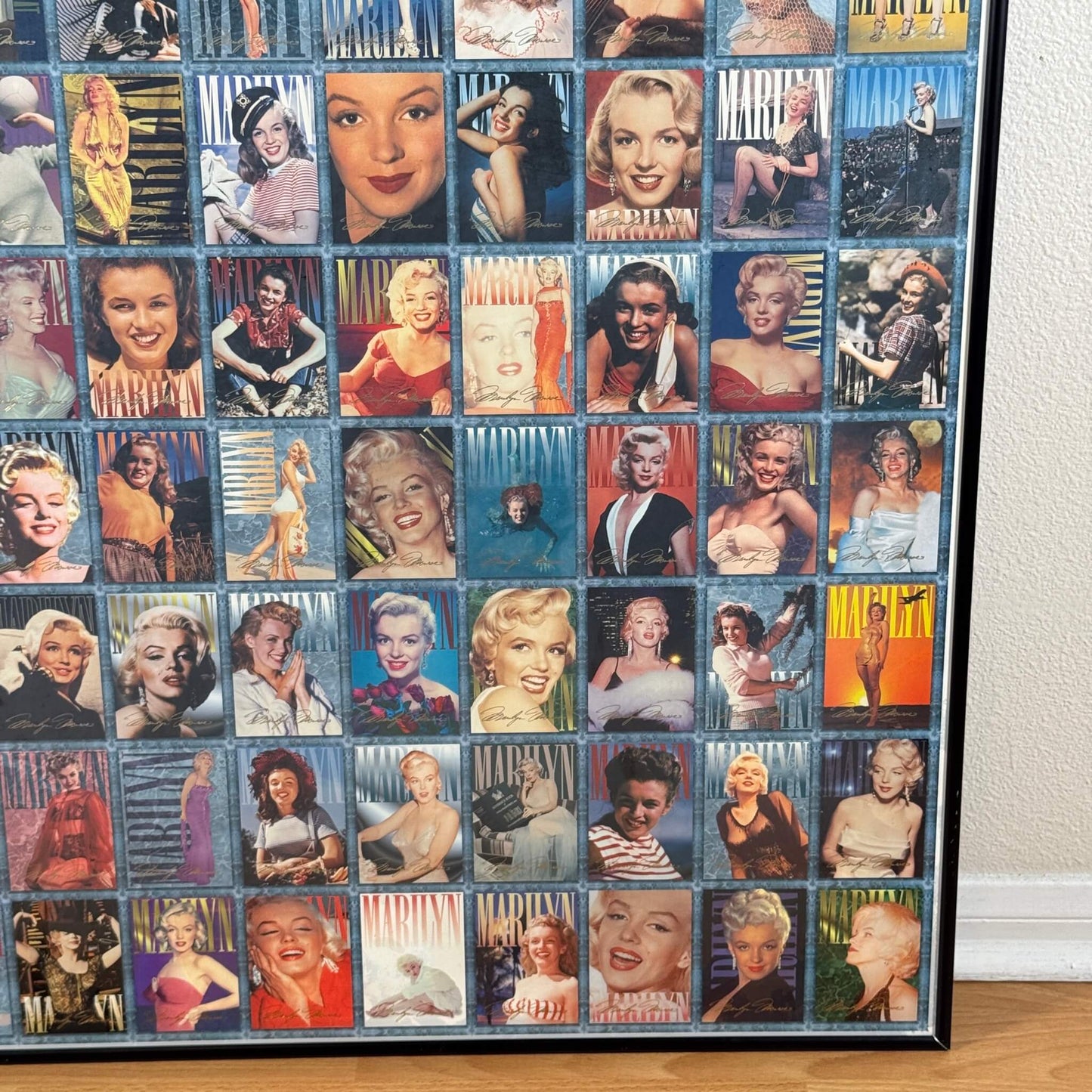 #1971【1987年】ビンテージ マリリン・モンロー コラージュアートポスター / ウォールデコ アメリカ