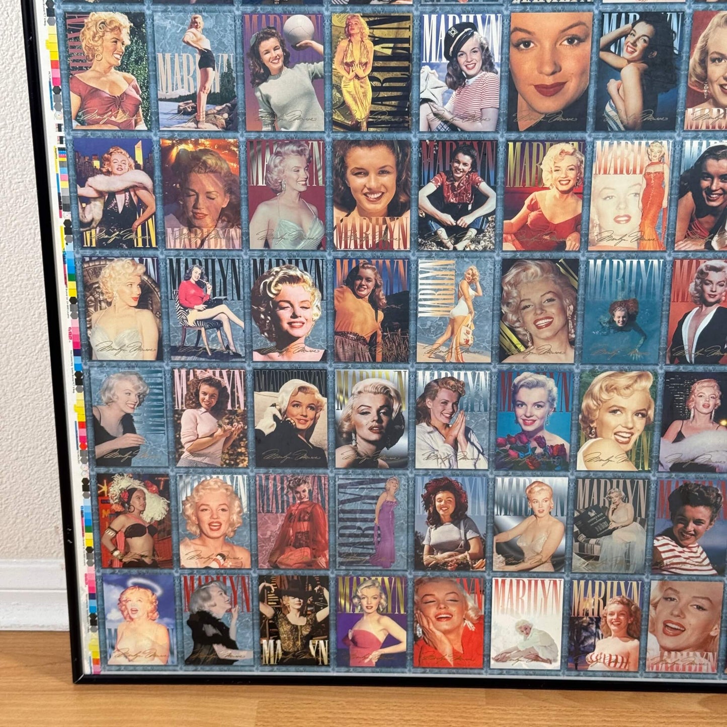 #1971【1987年】ビンテージ マリリン・モンロー コラージュアートポスター / ウォールデコ アメリカ