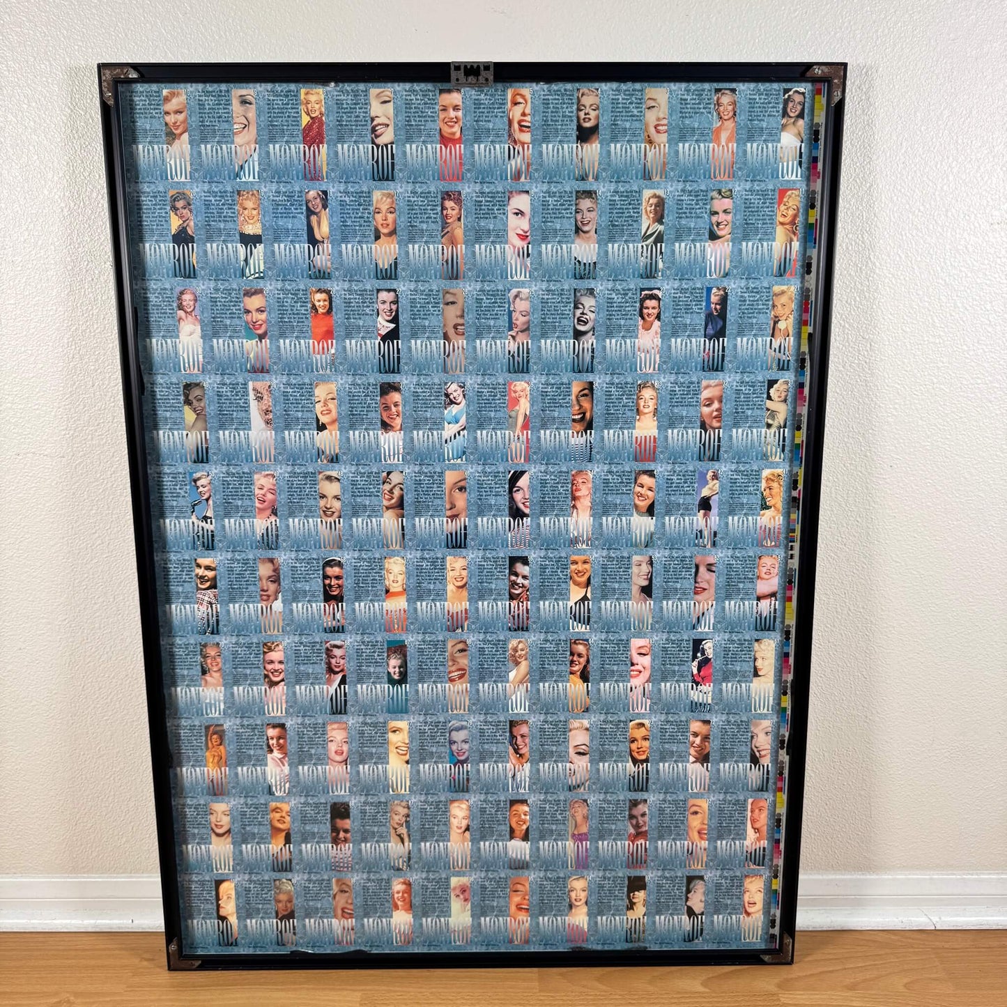 #1971【1987年】ビンテージ マリリン・モンロー コラージュアートポスター / ウォールデコ アメリカ