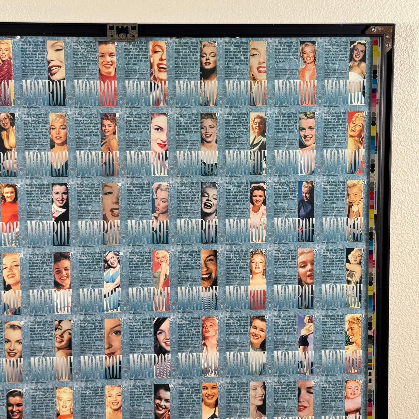 #1971【1987年】ビンテージ マリリン・モンロー コラージュアートポスター / ウォールデコ アメリカ