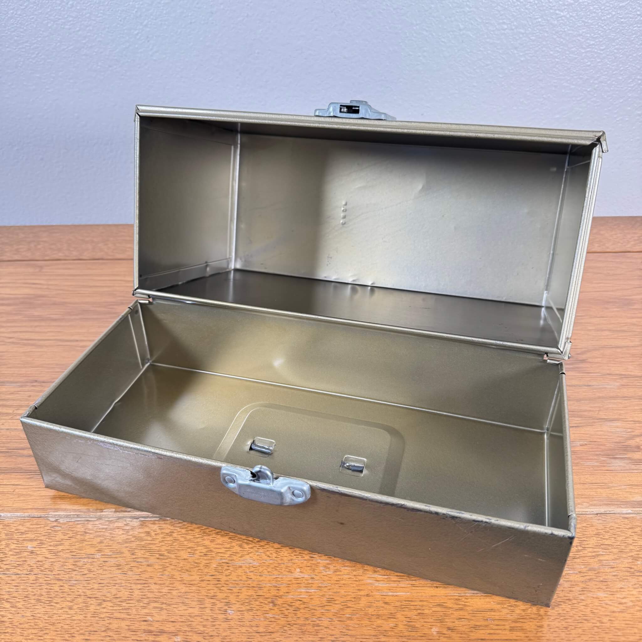 1950年代】 ビンテージ PORTA-FILE 金属製ファイルケース / 収納ケース
