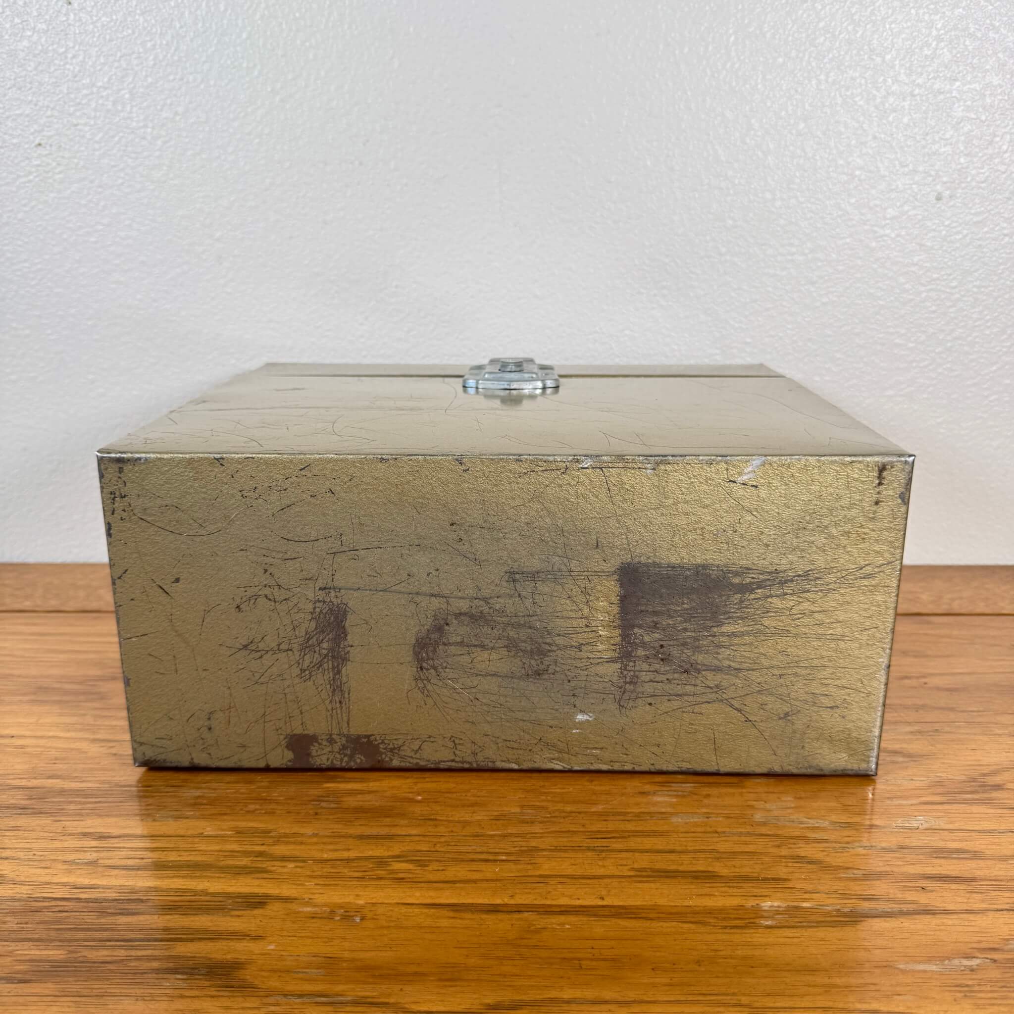 1950年代】 ビンテージ PORTA-FILE 金属製ファイルケース / 収納ケース