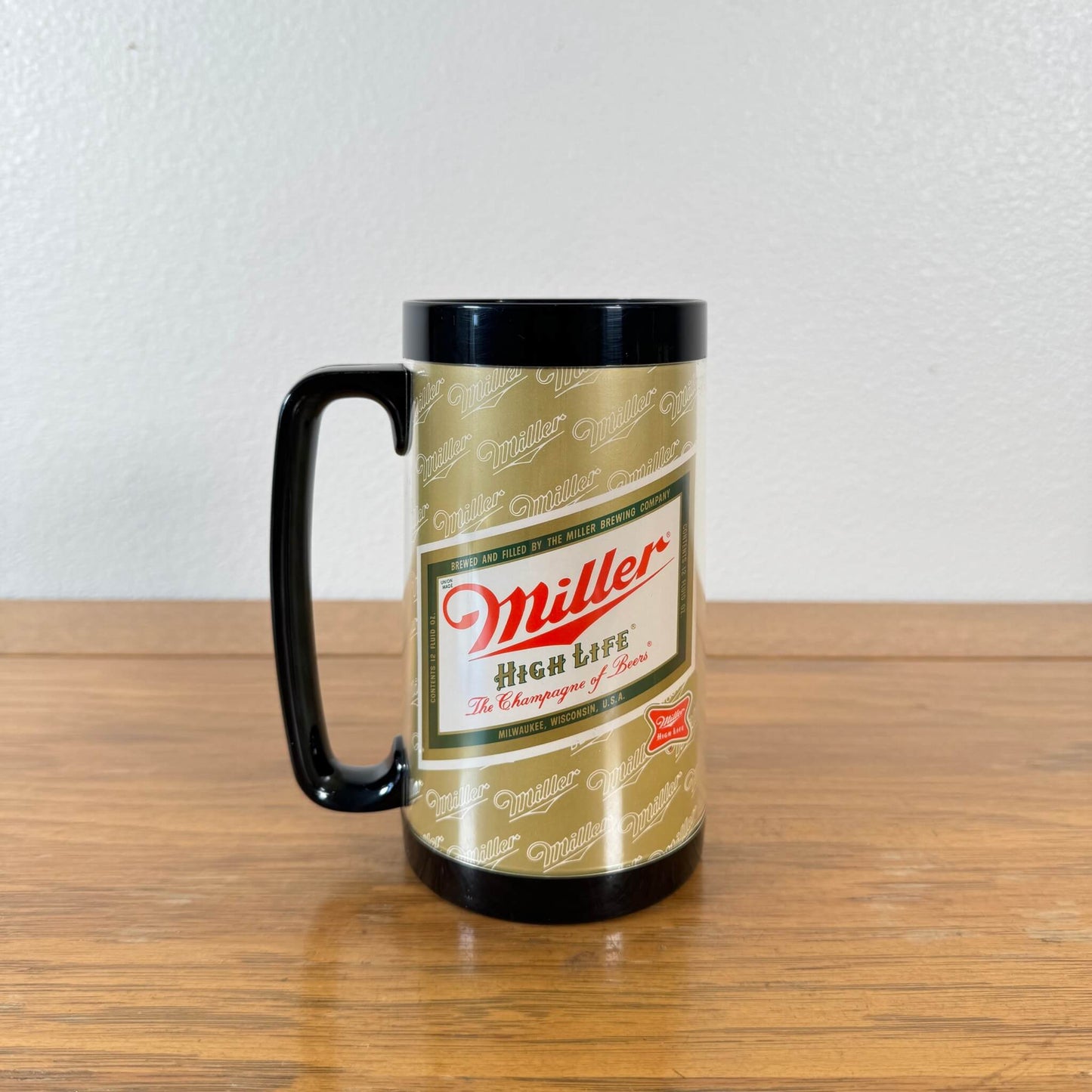 #1252 【1980年代】ビンテージ Miller High Life（ミラーハイライフ）ジョッキカップ サーモサーブ アメリカ （在庫残り3つ）