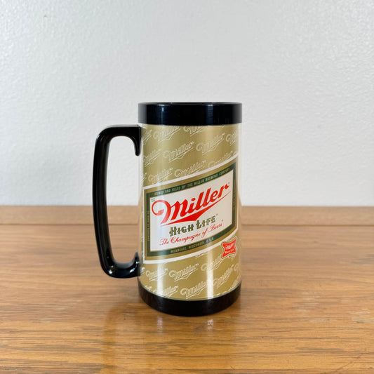 #1252 【1980年代】ビンテージ Miller High Life（ミラーハイライフ）ジョッキカップ サーモサーブ アメリカ （在庫残り3つ）