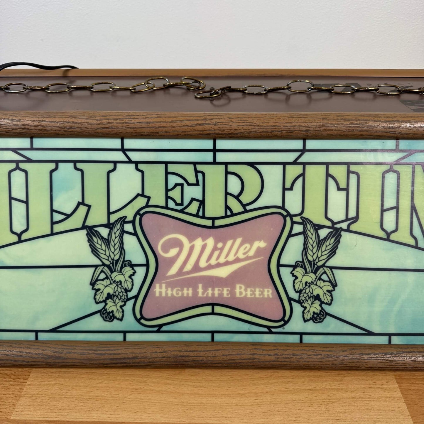 #1918【1982年製】ビンテージ Miller High Life（ミラー ハイライフ） プールランプ / ビールライト アメリカ