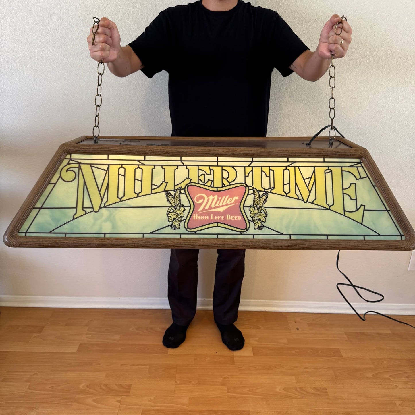 #1918【1982年製】ビンテージ Miller High Life（ミラー ハイライフ） プールランプ / ビールライト アメリカ