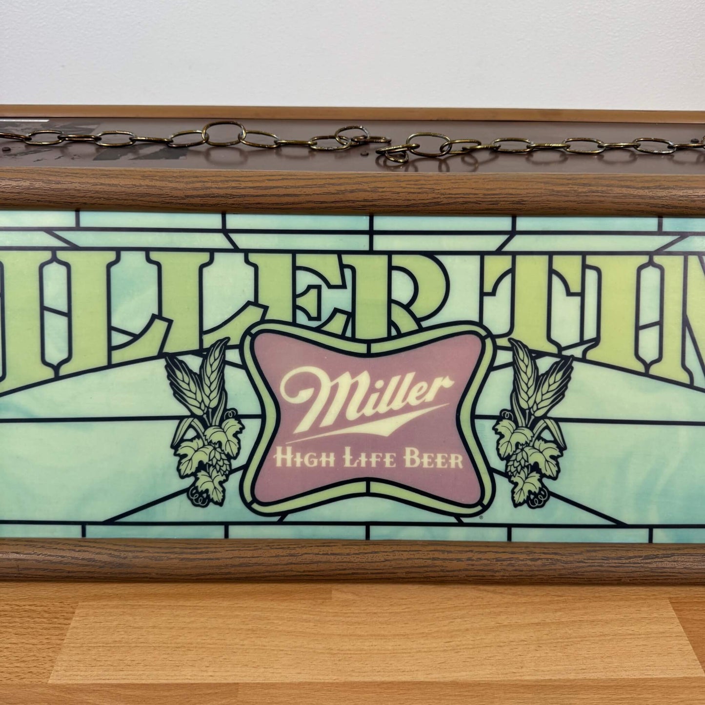 #1918【1982年製】ビンテージ Miller High Life（ミラー ハイライフ） プールランプ / ビールライト アメリカ