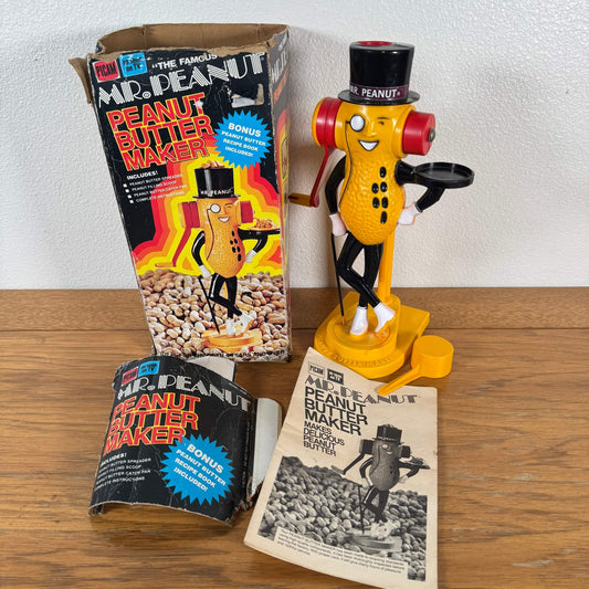 #1759【1970-80年代】ビンテージ Mr. Peanut（ミスターピーナッツ） ピーナッツバターメーカー / オブジェ インテリア アメリカ
