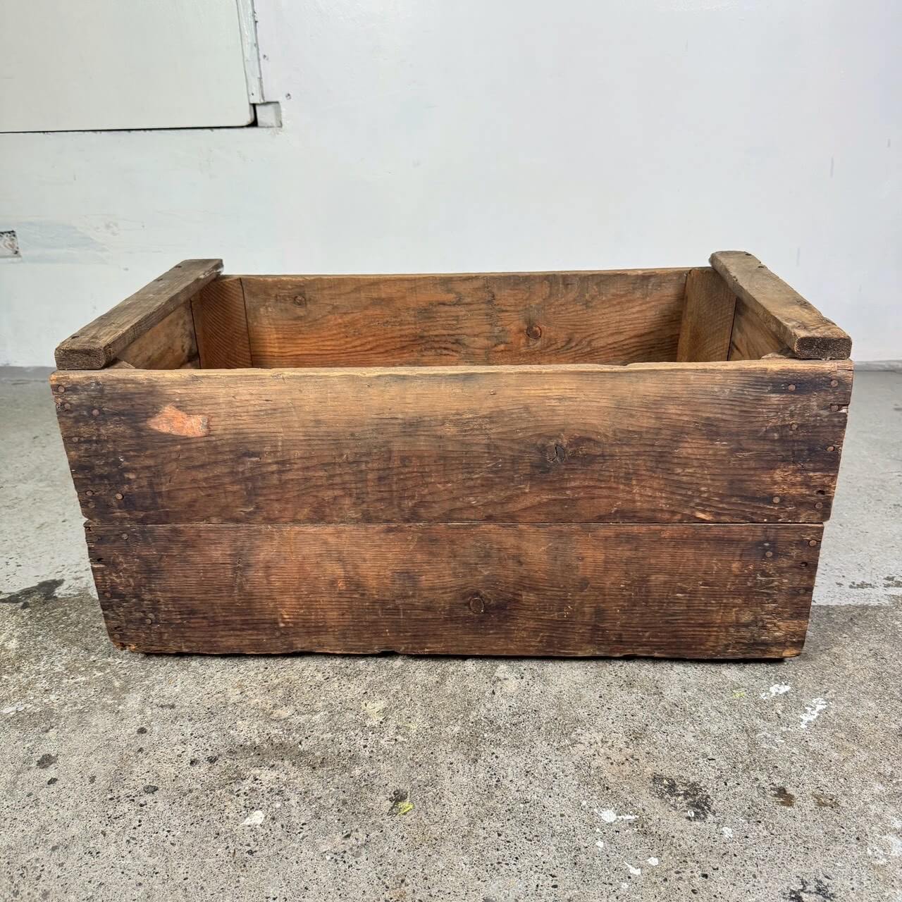 【1950-60年代】ビンテージ BELMONT 木箱 アメリカン雑貨 ウッドボックス 収納 #2529-3