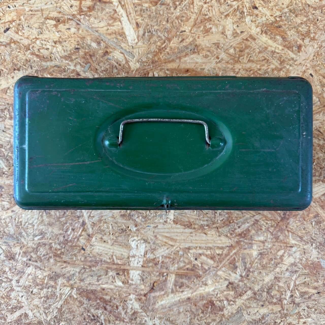 【1970年代】ビンテージ ツールボックス アメリカン雑貨 スチールボックス 什器 #2217