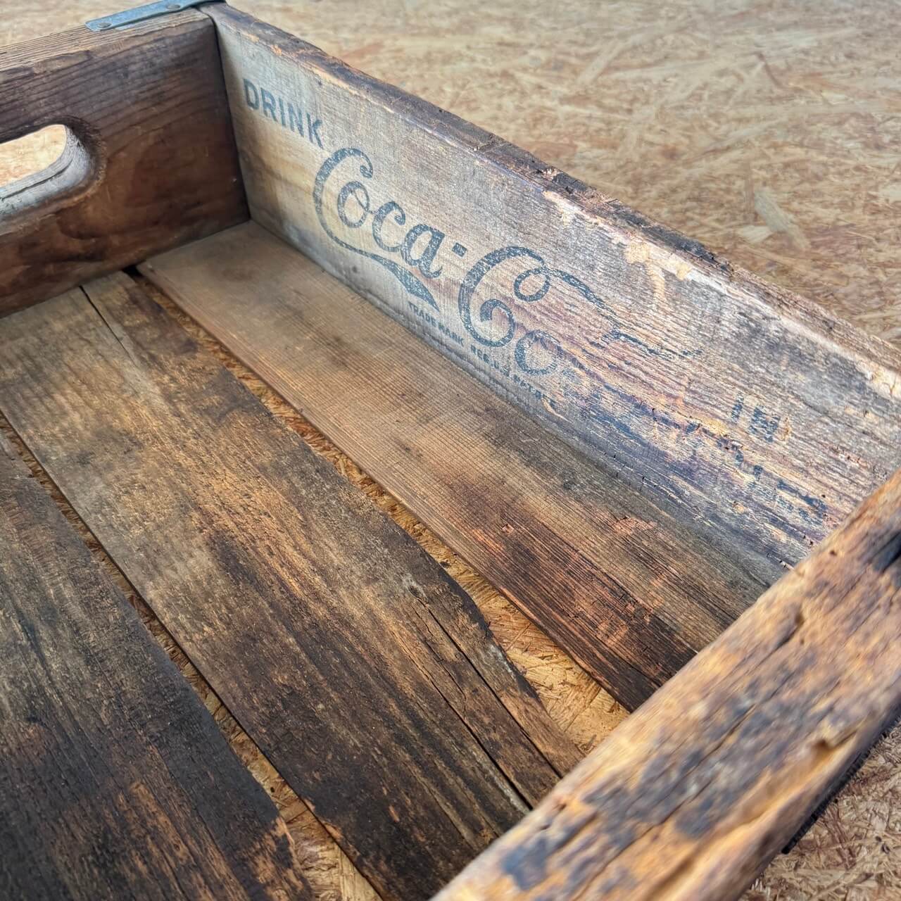 【1960年代】ビンテージ コカコーラ 木箱 アメリカン雑貨 ウッドボックス 収納 #2252