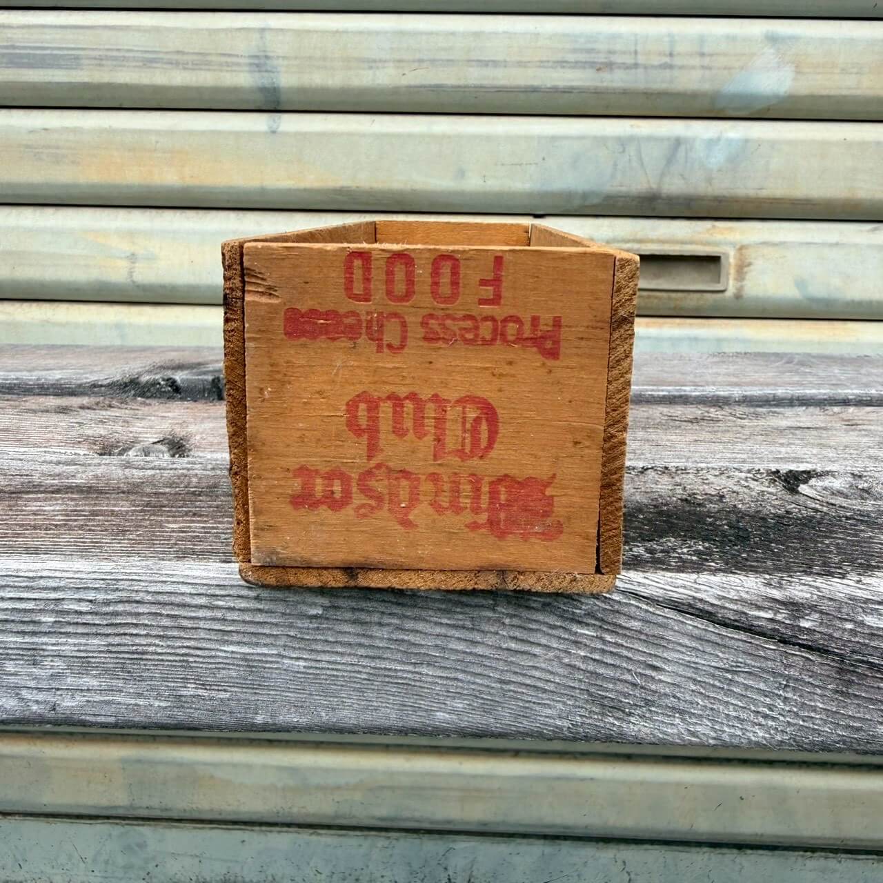 【1950-60年代】ビンテージ ウッドボックス アメリカン雑貨 店舗什器 収納 木箱 #2579