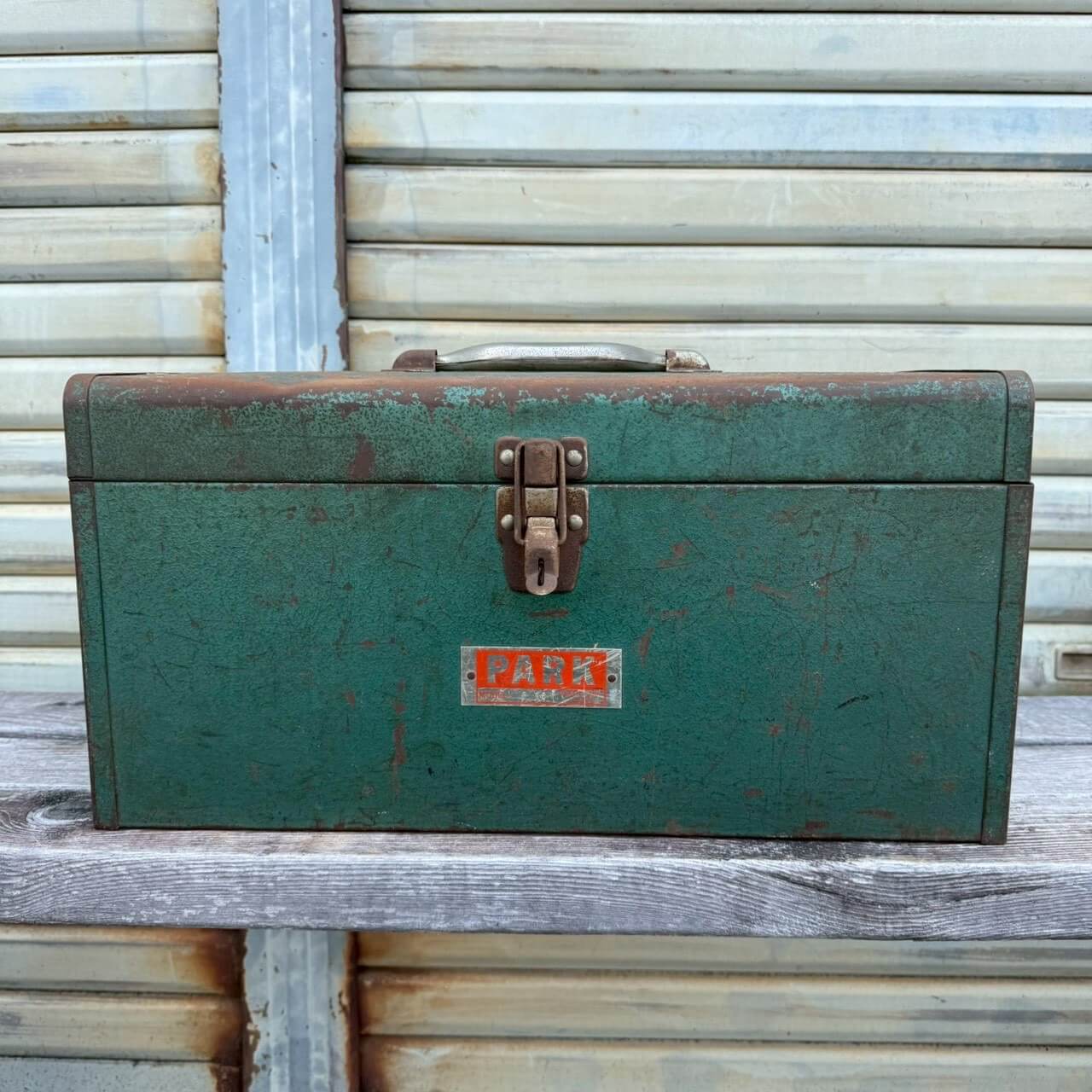 【1960-70年代】ビンテージ ツールボックス アメリカン雑貨 店舗什器 工具箱 収納ボックス #2377