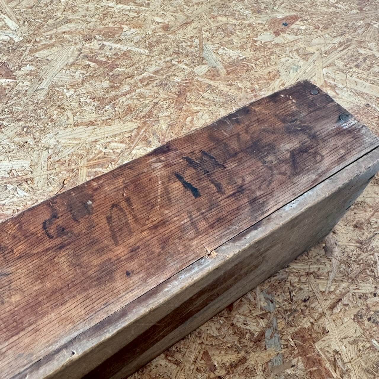 ビンテージ ウッドボックス アメリカン雑貨 木製 トレー 収納 #2239