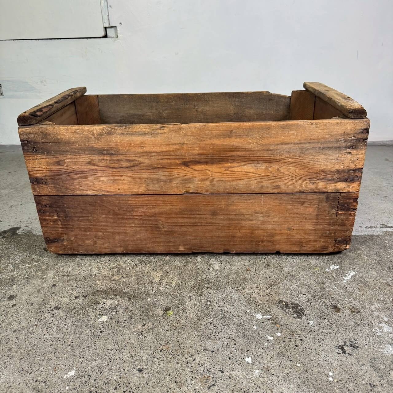 【1950-60年代】ビンテージ BELMONT 木箱 アメリカン雑貨 ウッドボックス 収納 #2529-2