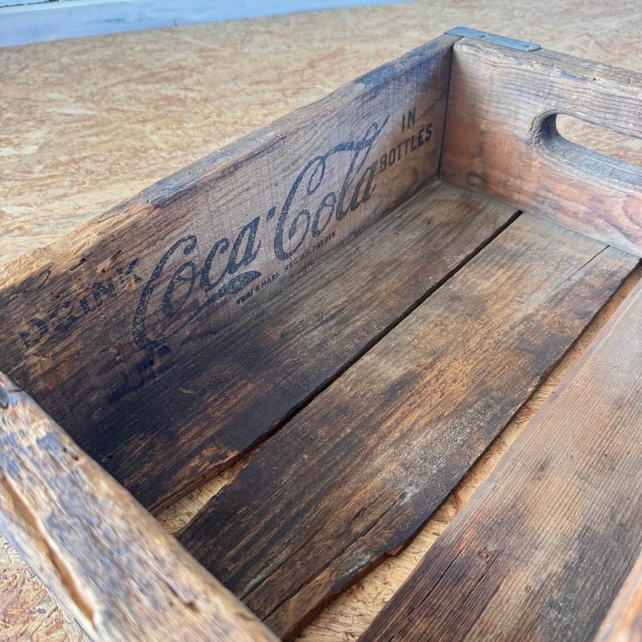 【1960年代】ビンテージ コカコーラ 木箱 アメリカン雑貨 ウッドボックス 収納 #2252