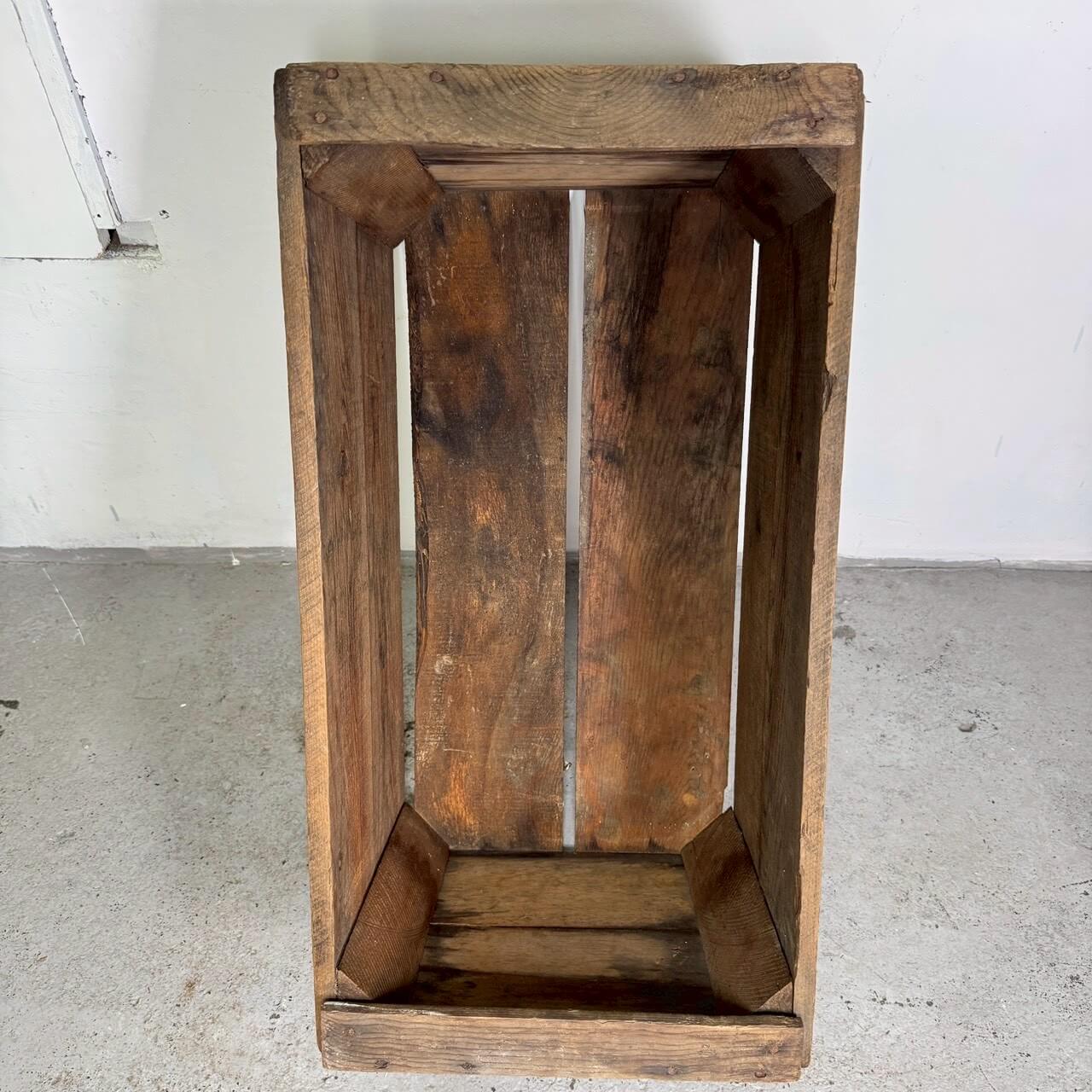 【1950-60年代】ビンテージ BELMONT 木箱 アメリカン雑貨 ウッドボックス 収納 #2529-3