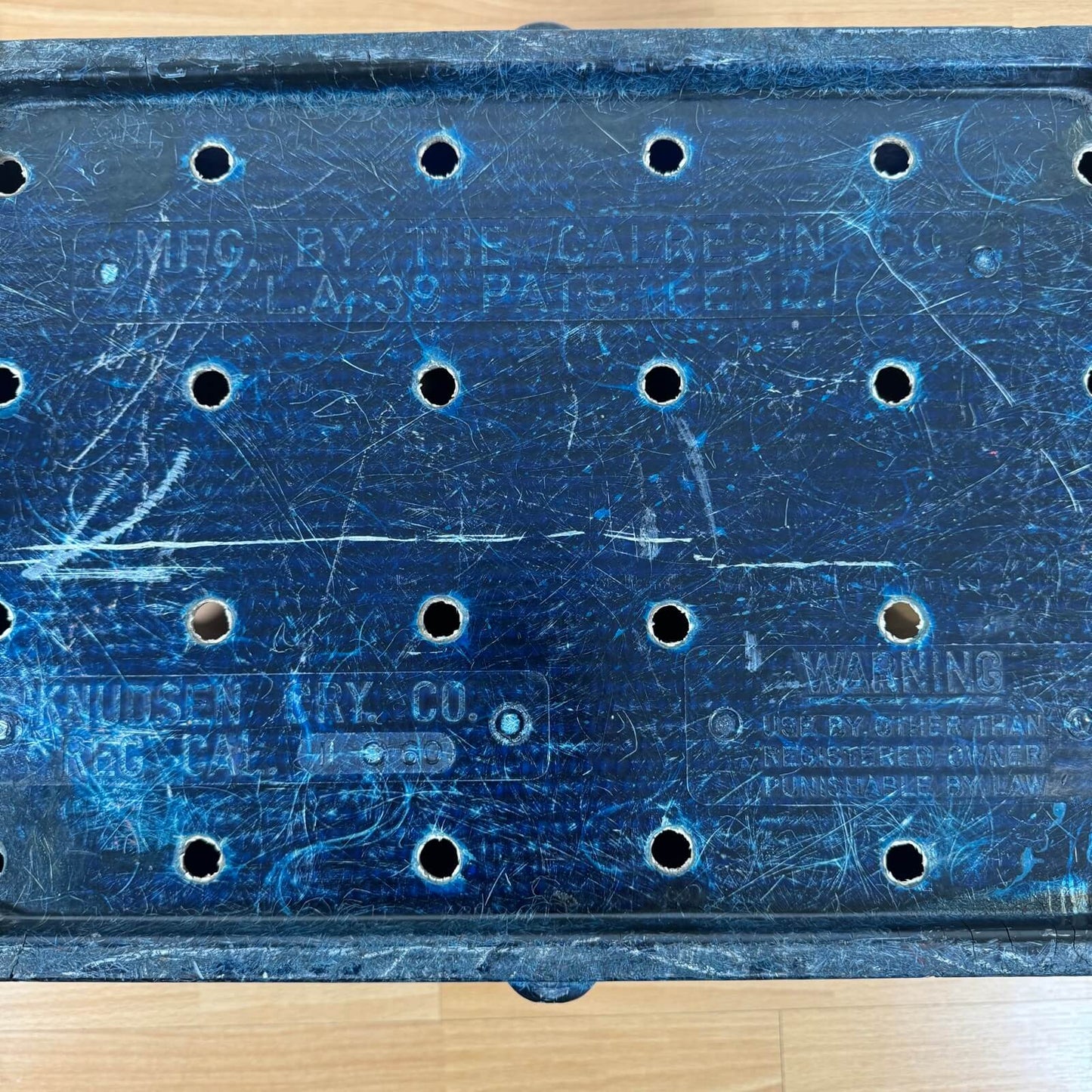 #1313【1960年代】ビンテージ ファイバーグラス ボックス 収納ケース