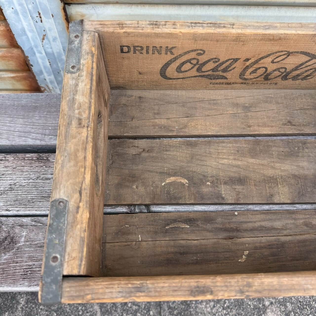 【1960年代】ビンテージ コカコーラ 木箱 アメリカン雑貨 ウッドボックス 収納 #2306