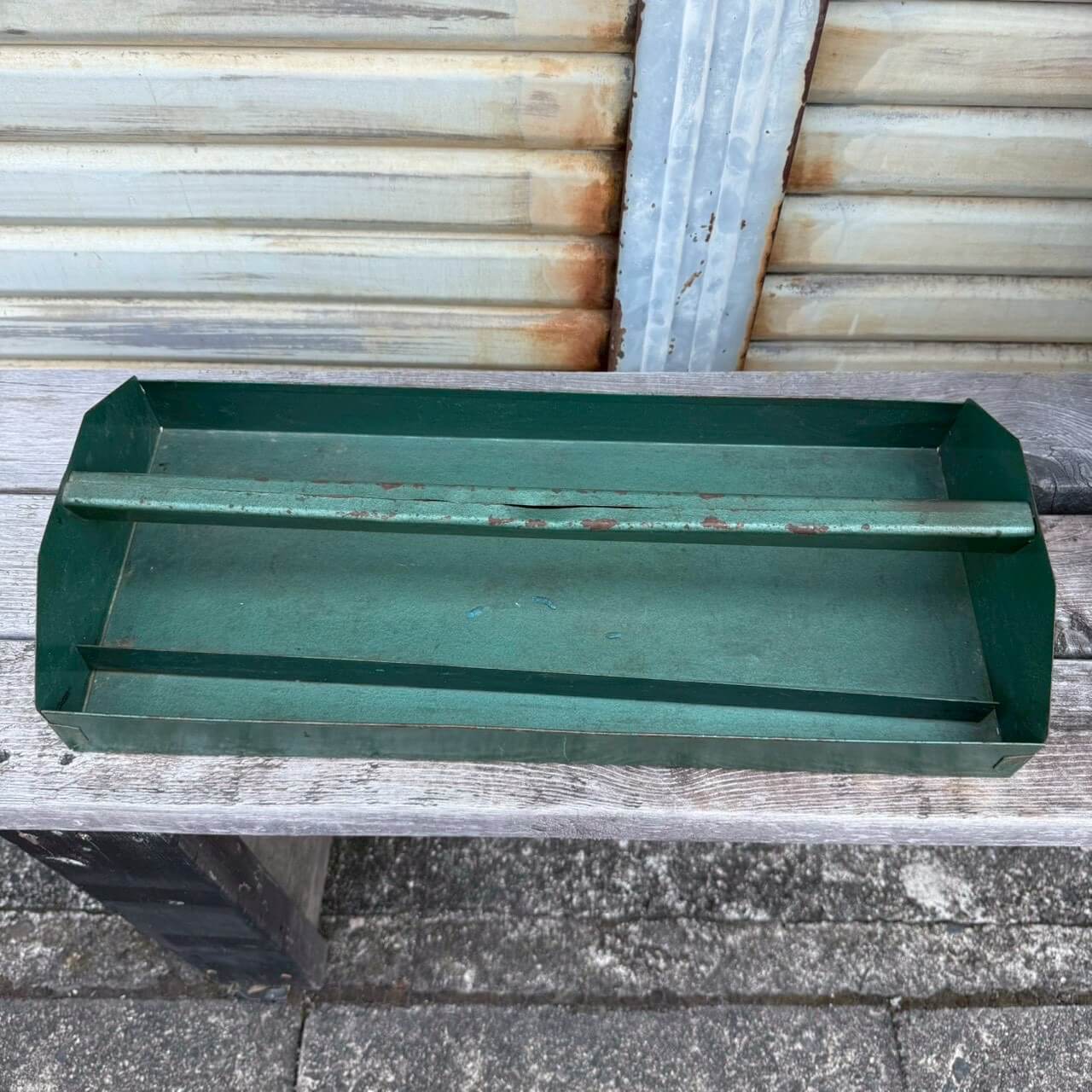 【1960-70年代】ビンテージ ツールボックス アメリカン雑貨 店舗什器 工具箱 収納ボックス #2377
