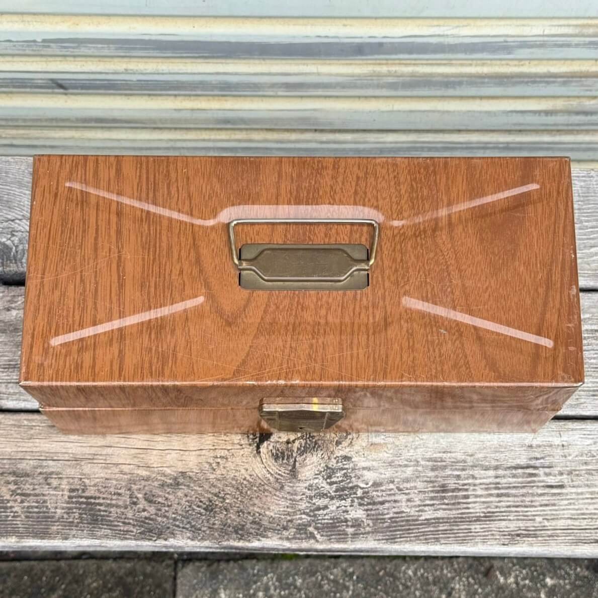 1970年代】ビンテージ ファイルボックス アメリカン雑貨 店舗什器