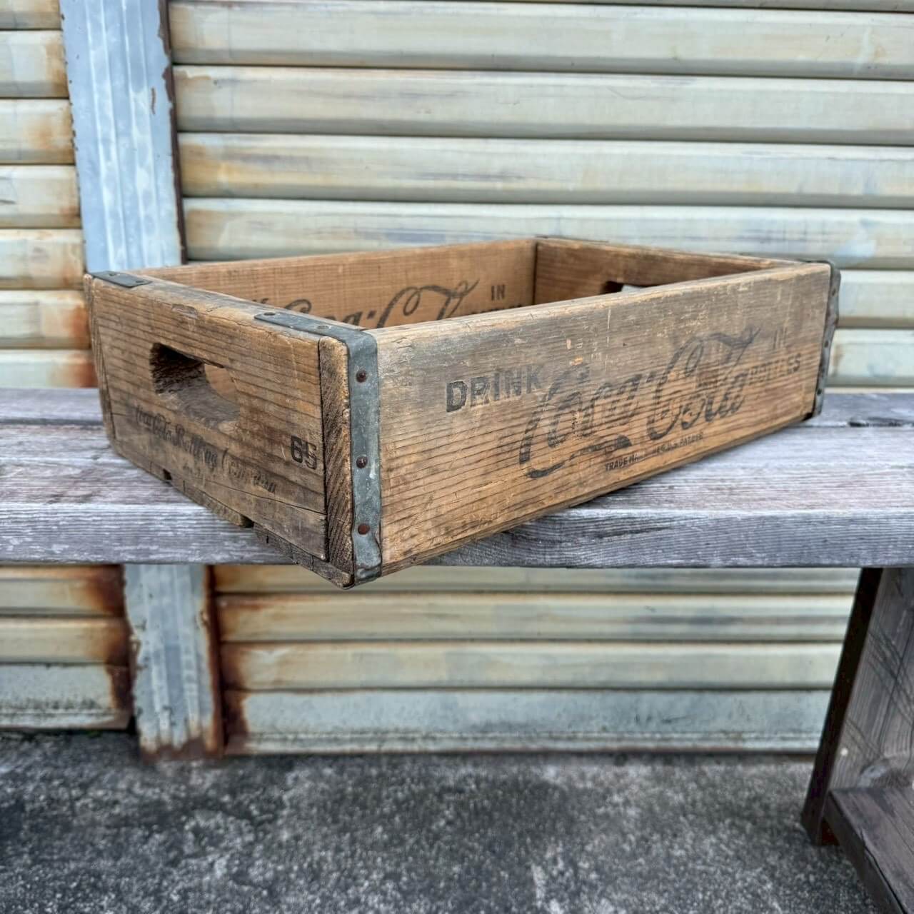 【1960年代】ビンテージ コカコーラ 木箱 アメリカン雑貨 ウッドボックス 収納 #2306