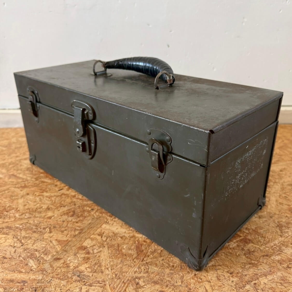 【1960-70年代】ビンテージ ツールボックス アメリカン雑貨 スチールボックス 什器 #2241