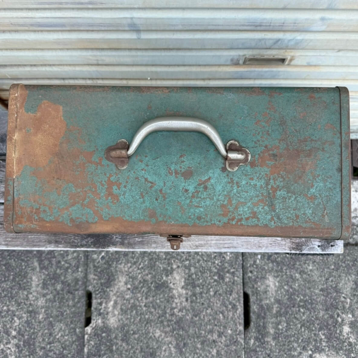 【1960-70年代】ビンテージ ツールボックス アメリカン雑貨 店舗什器 工具箱 収納ボックス #2377