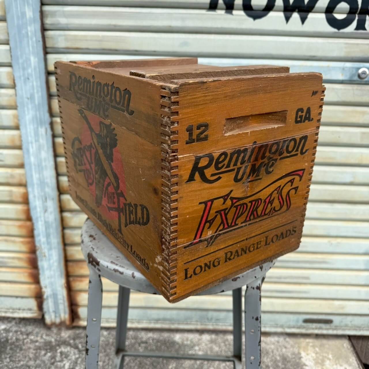 【1970-80年代】ビンテージ ウッドボックス アメリカン雑貨 店舗什器 ガレージ 木箱 #2508