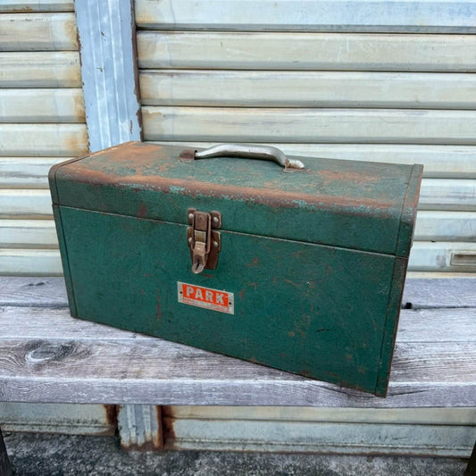 【1960-70年代】ビンテージ ツールボックス アメリカン雑貨 店舗什器 工具箱 収納ボックス #2377