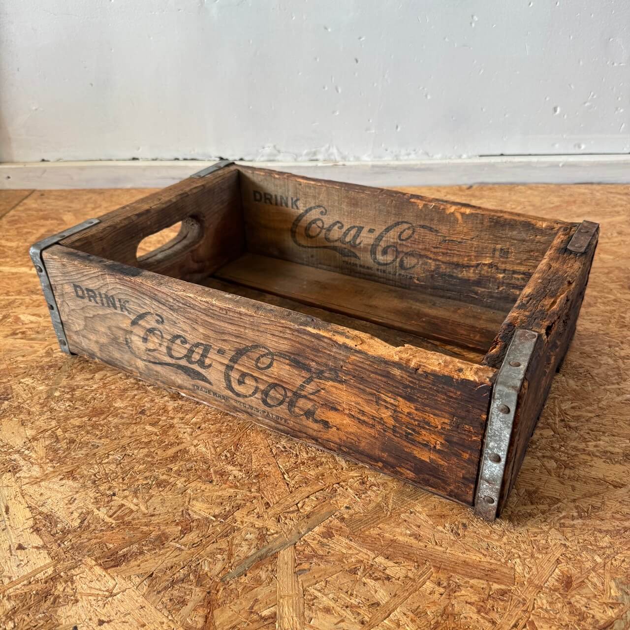 【1960年代】ビンテージ コカコーラ 木箱 アメリカン雑貨 ウッドボックス 収納 #2252