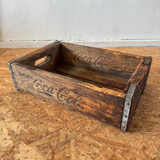 【1960年代】ビンテージ コカコーラ 木箱 アメリカン雑貨 ウッドボックス 収納 #2252
