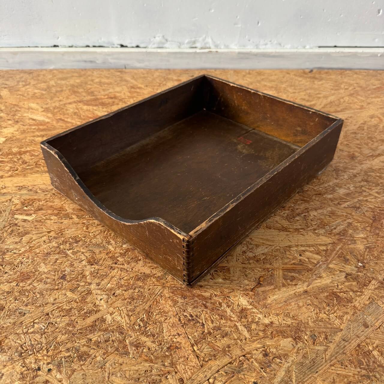 【1950-60年代】ビンテージ Weis ウッドトレー アメリカン雑貨 デスクトレイ 木製 #2250